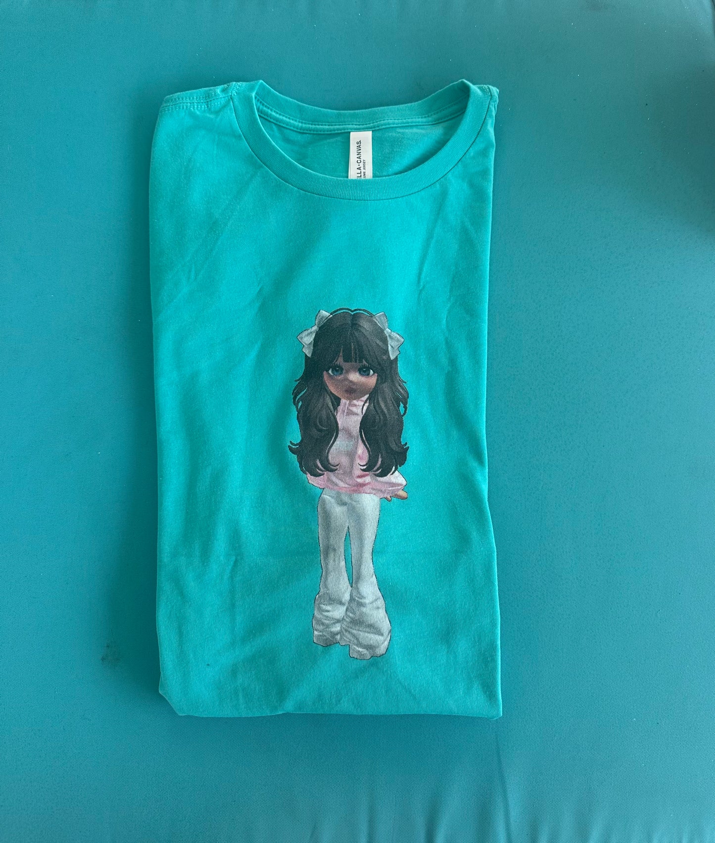 Custom Roblox Women’s Bella+Canvas Tee – Your Avatar in a Stylish Slim-Fit Design!