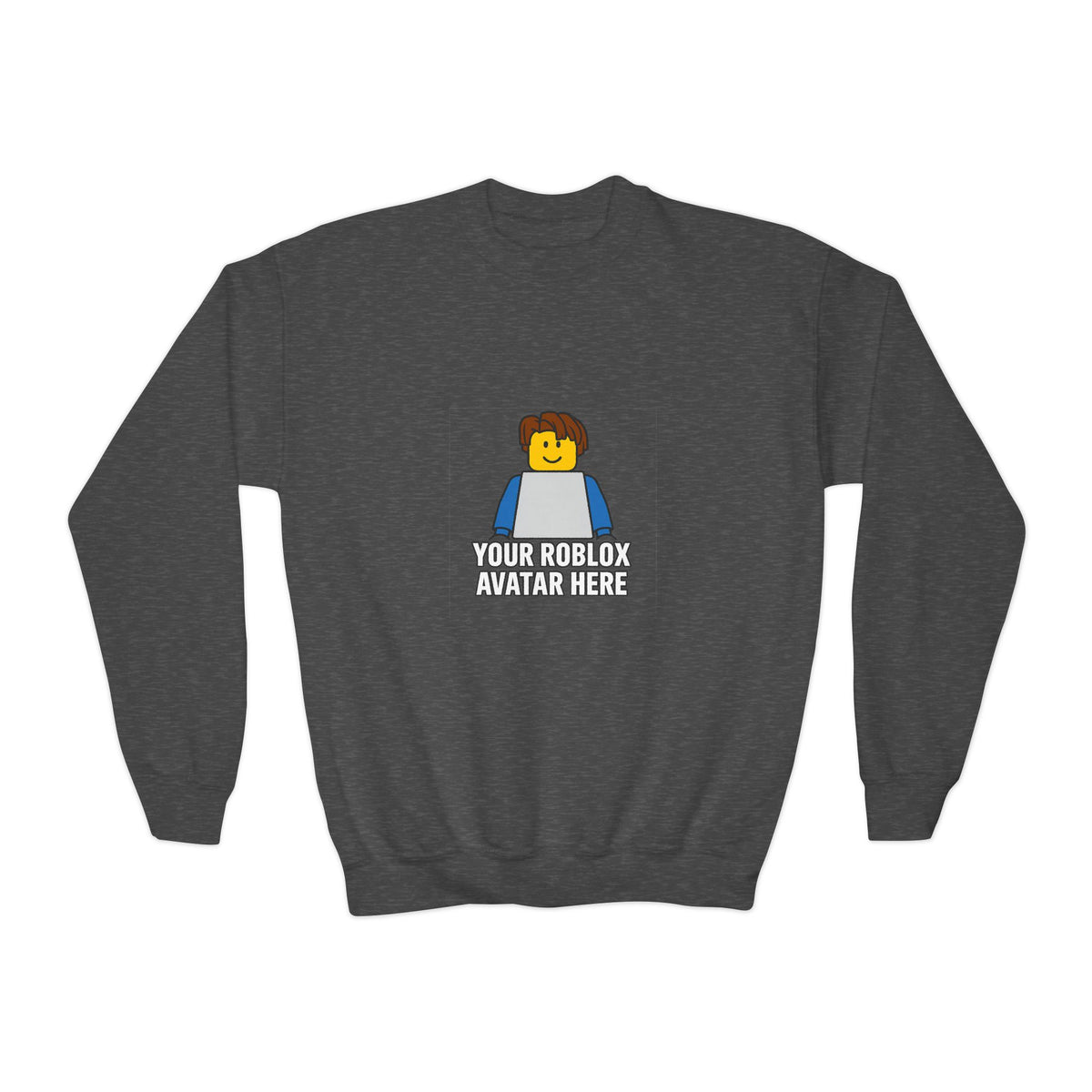 Custom Roblox Kids Sweatshirt – Gildan 18000B Youth Crewneck