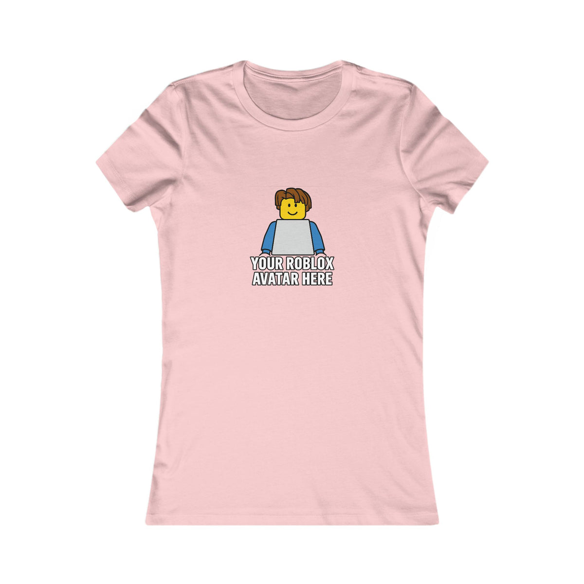 Custom Roblox Women’s Bella+Canvas Tee – Your Avatar in a Stylish Slim-Fit Design!