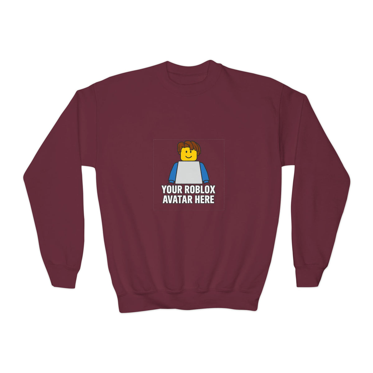 Custom Roblox Kids Sweatshirt – Gildan 18000B Youth Crewneck