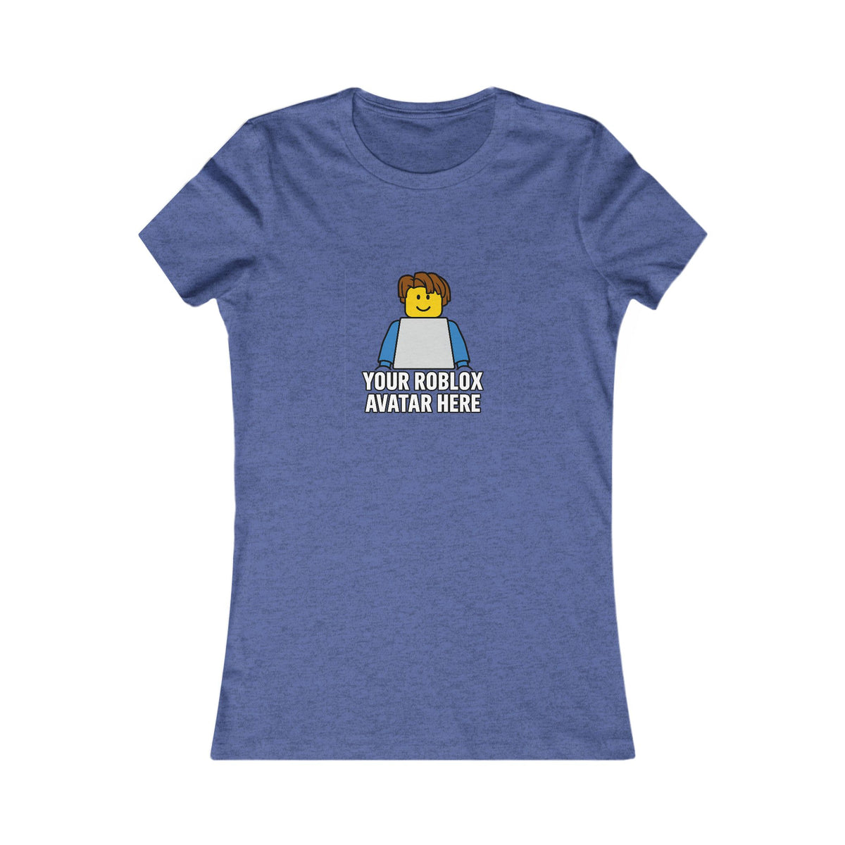 Custom Roblox Women’s Bella+Canvas Tee – Your Avatar in a Stylish Slim-Fit Design!