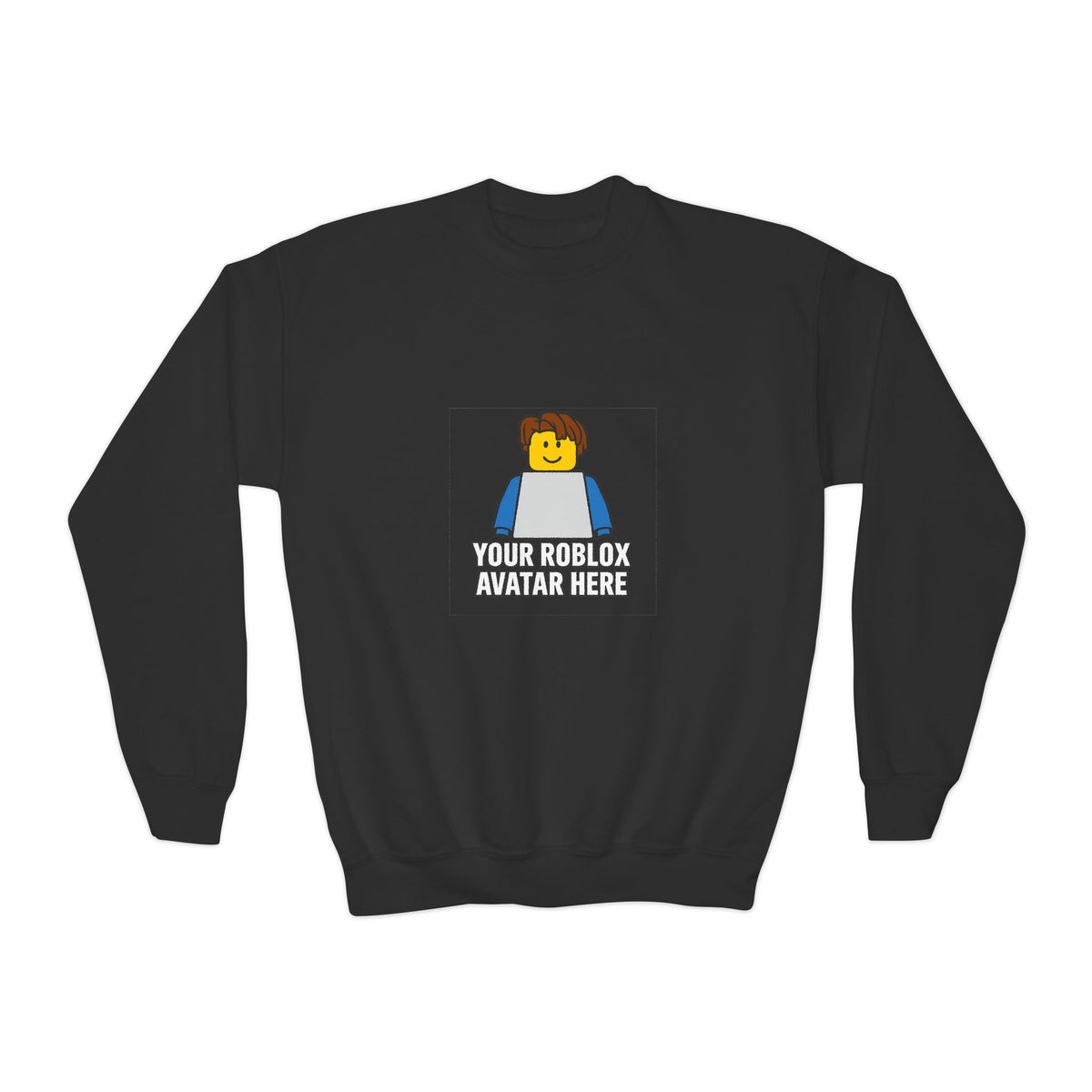 Custom Roblox Kids Sweatshirt – Gildan 18000B Youth Crewneck