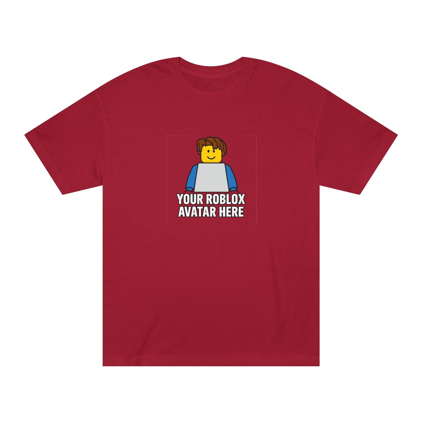 Custom Roblox American Apparel Tee – Your Avatar on a Premium Classic Shirt!